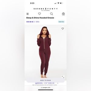 Savage X fenty sparkle onesie. New with tags.